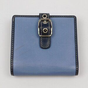 Vintage Coach Two Tone Leather Soho Wallet (22025)